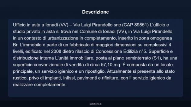 Immobile in asta di 57 m² in vendita a Jonadi - Foto 9