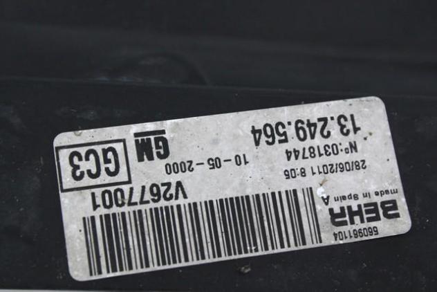 13249564 ELETTROVENTOLA OPEL CORSA 1.2 G 63KW 5M 3P (2011) RICAMBIO USATO 13263552 - Foto 3