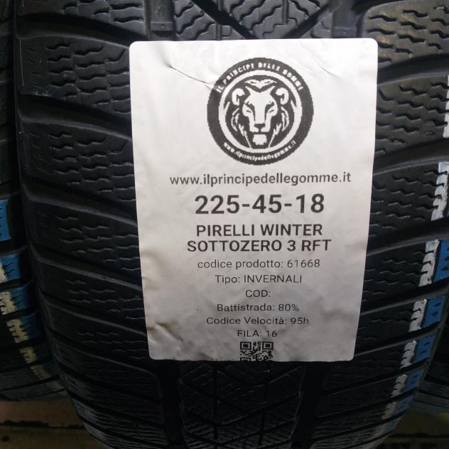 4 GOMME 225 45 18 PIRELLI A61668 - Foto 2