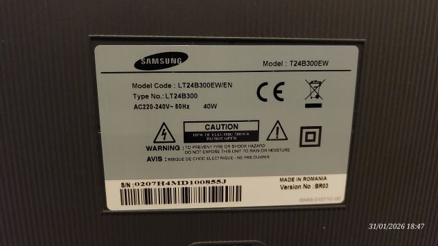 TV Samsung LT24B300 24 Pollici Full HD LED DVB-T - Foto 3