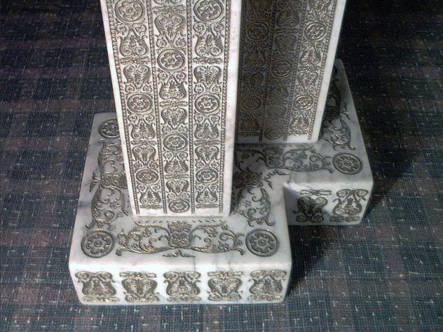 Candelabri in marmo scolpito - Foto 5