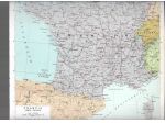 ANNI '60 N 10 CARTE GEOGRAFICHE  EUROPA DA ATLANTE DE AGOSTINI