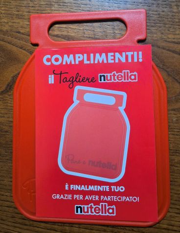 Tagliere Nutella 2025