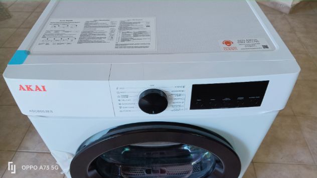 Asciugatrice AKAI ASC8053ES 8 Kg, Pompa di Calore Nuova. - Foto 4