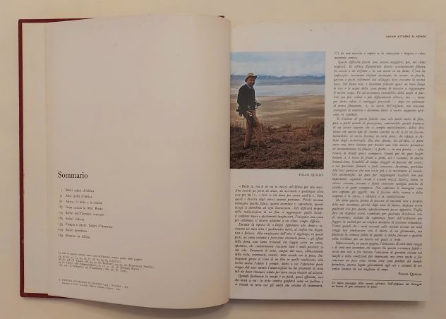 Safari attorno al mondo di Folco Quilici 1°Ed:De Agostini Novara, 1973  perfetto - Foto 5