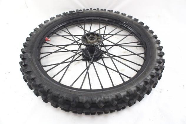 HONDA CRF 250 X 44650KSC000 CERCHIO A RAGGI ANTERIORE 21X1.60 2004 FRONT WHEEL PNEUMATICO OK - Foto 7