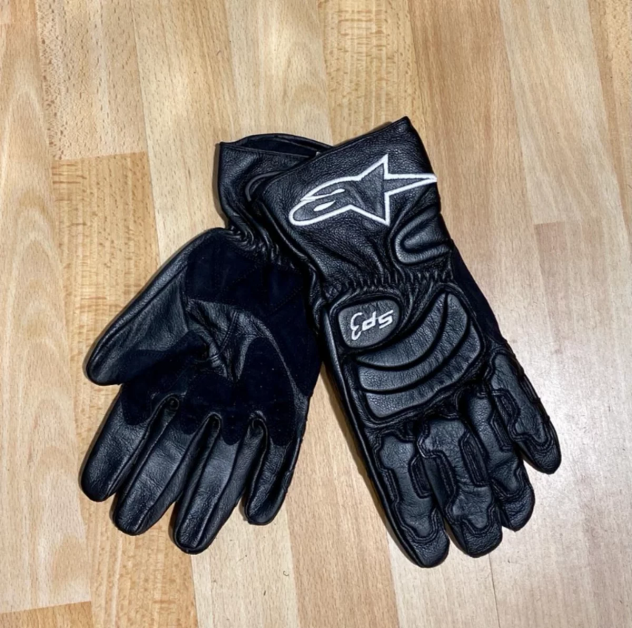 Guanti Moto Alpinestars SP-3 Pelle Tg L Nero Sport Touring