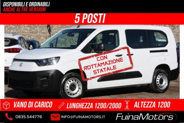 FIAT Doblo 1.5 BlueHdi 100CV Crew Cab COMBI 5 POSTI AUTOCARRO rif. 23905259