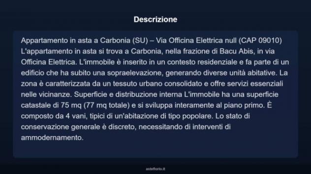 Immobile in asta di 75 m² in vendita a Carbonia - Foto 3