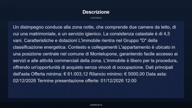 Immobile in asta di 93 m² in vendita a Montelupone - Foto 5