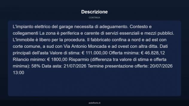 Immobile in asta di 144 m² con più di 5 locali e box auto in vendita a Motta Sant'Anastasia - Foto 18