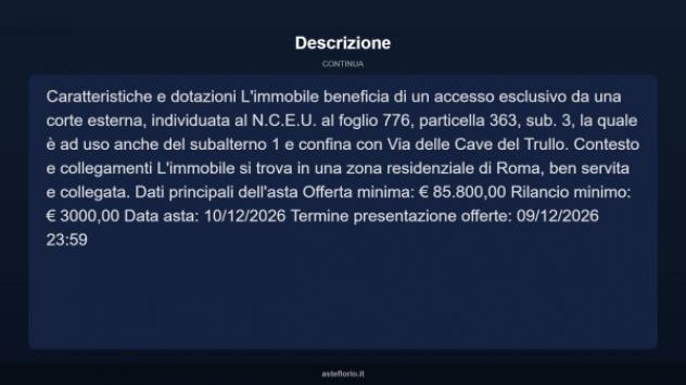 Immobile in asta di 70 m² in vendita a Roma - Foto 8