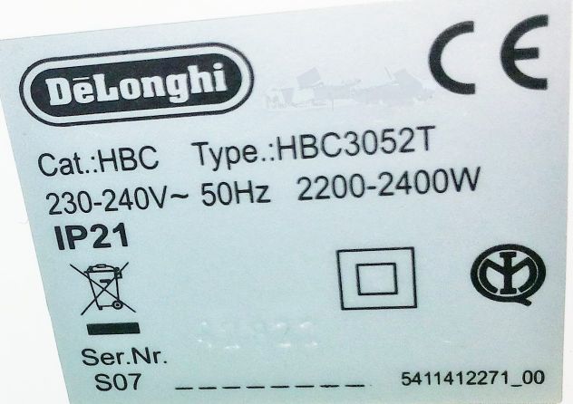 Termoventilatore: De'Longhi HBC 3052T - 3 livelli di potenza - Funzione ECO-SILE - Foto 3