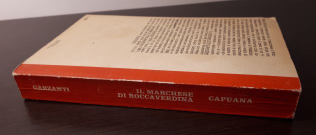 IL MARCHESE DI ROCCAVERDINA, Luigi Capuana, A. Garzanti 1972. - Foto 4