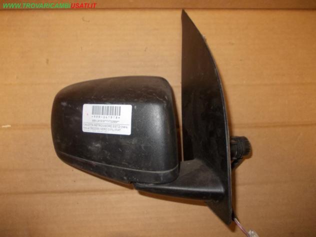 CALOTTA RETROVISORE EST.D.(nera, fino al 08/2009) NERO 3 FILI FIAT PANDA (169-2Q/3U/0X)  Vetri e Retrovisori  Cristalli  Retrovisori  Calotta spe FIAT