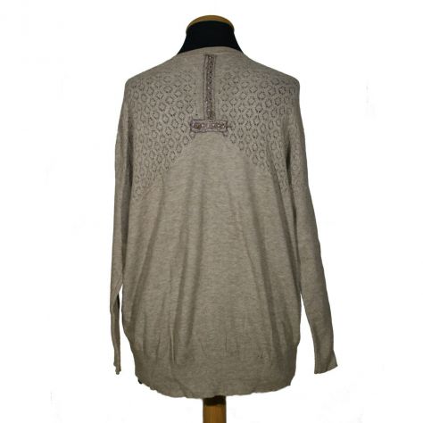 Maglione cardigan beige - tg. M - Foto 2