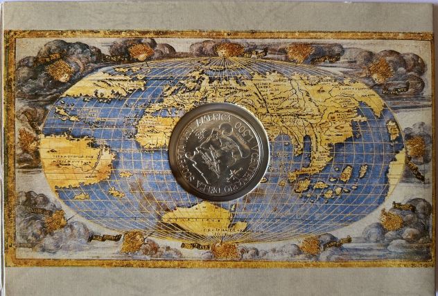 1991 Italy 500 lire " V Centenario Scoperta dell' America " 3° EMISSIONE - Foto 5