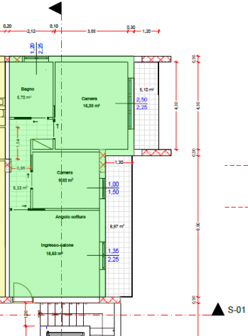 PRESSI VIA MANZONI – Appartamenti di nuova costruzione – Diverse quadrature con p.auto, cantina e garage. A partire da Euro 160 mila CL A - Foto 9