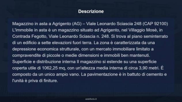 Immobile in asta di 1062 m² in vendita a Agrigento - Foto 8