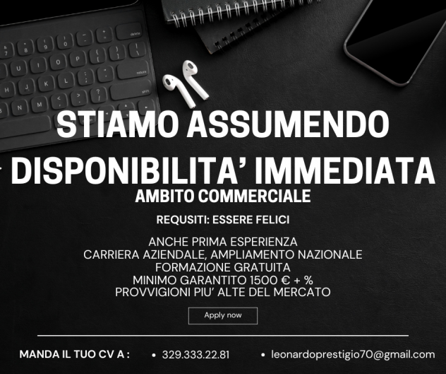 PRIMA ESPERIENZA - VOGLIA DI CRESCERE