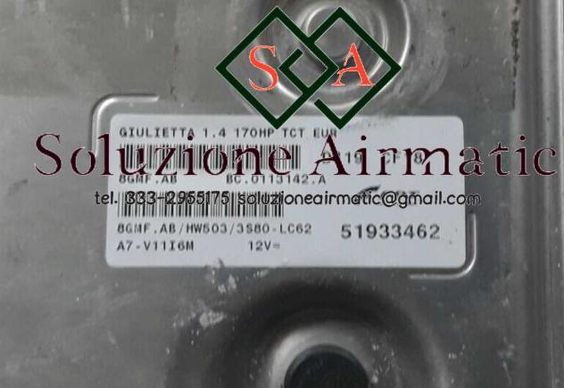 51933462 BC.0113142.A Alfa Giulietta 1.4 centralina motore FPT - Foto 2
