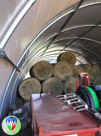 Agritunnel per uso ricovero bestiame, deposito 9,15 x 12 Metri MM Italia - Foto 2