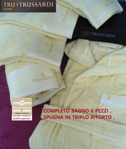 TRUSSARDI ; Spugne , biancheria casa , corredi , ecc. varie offerte . - Foto 5