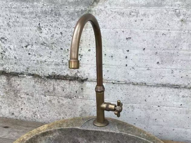 Lavabo lavandino da appoggio in pietra naturale 3 - Foto 4