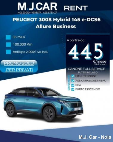PEUGEOT 3008 Hybrid 145 e-DCS6 Allure Business priv2 rif. 23904627