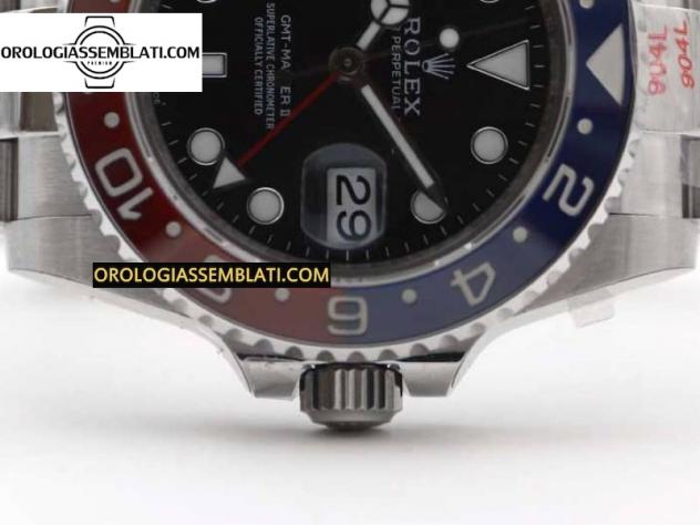 Replica Rolex GMT MASTER II 126710 BLRO 904L SS MIGLIOR EDIZIONE SU BRACCIALE OYSTER 3285 - Foto 5