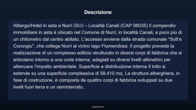 Immobile in asta di 58410 m² in vendita a Nurri - Foto 4
