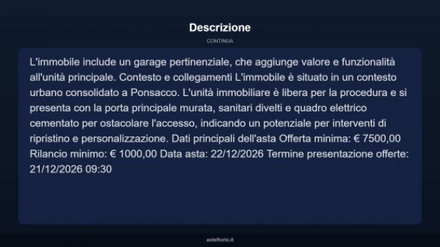 Immobile in asta di 26 m² in vendita a Ponsacco - Foto 4