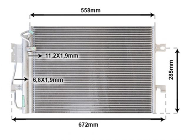 Compressore A/C per Mercedes Classe A diesel turbo radiatore 97>18 - Foto 3