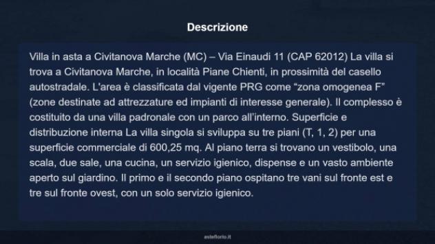 Immobile in asta di 600 m² con più di 5 locali in vendita a Civitanova Marche - Foto 10