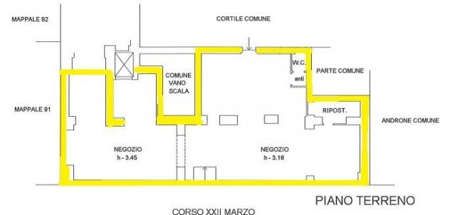 MILANO, CORSO XXII MARZO 33 - AFFITTASI NEGOZIO 6 LUCI - Foto 14