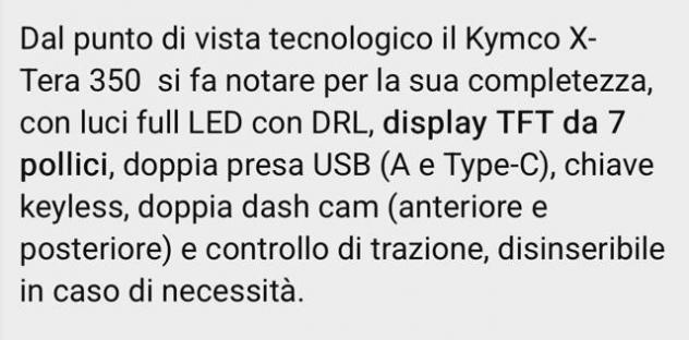KYMCO X TERA 350 rif. 23867481 - Foto 5
