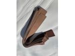 X43 Strisce fettucce in pelle marrone CM.  7x78