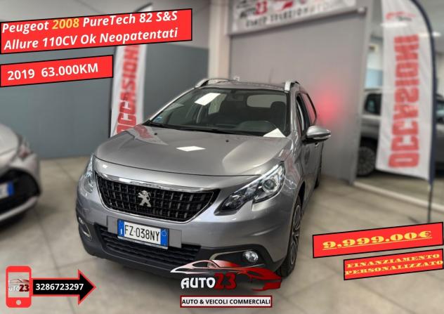 Peugeot 2008 PureTech 82 S&S Allure 110CV Ok Neopatentati