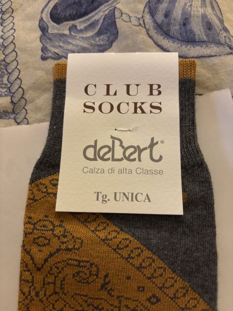 UNA CONFEZIONE DA 6 PAIA DI CALZE LUNGHE NUOVE DA UOMO”DE BERT”MADE IN ITALY - Foto 7