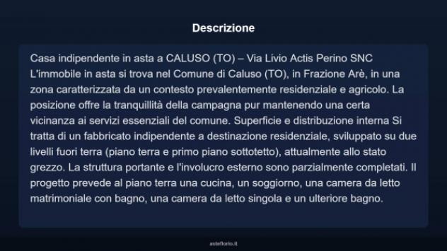 Immobile in asta di 150 m² in vendita a Caluso - Foto 2
