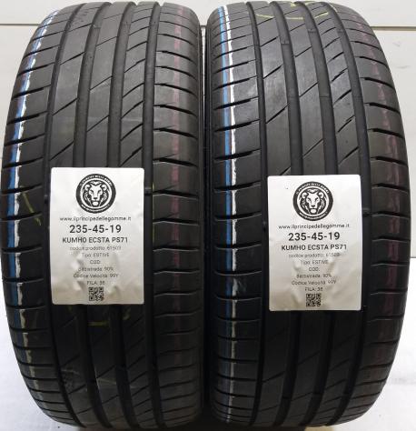 2 GOMME 235 45 19 KUMHO A61503