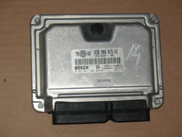 0281011204 ECU VW VOLKSWAGEN PASSAT 1.9 0281011204 038906019KC EDC15P+