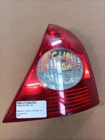 FANALE POST. DX 999-U1304703 Parti elettriche  Fanaleria  Fanali  Fanale post. dx. PEUGEOT - 106 - 01-04-1996 - 01-05-2004, RENAULT - CLIO II