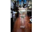 Vaso Decorativo su Colonna Scanalata – 24484