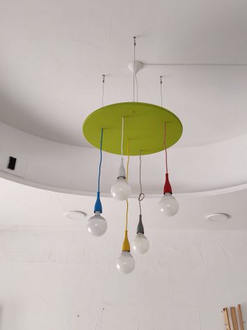 Lampadario con 5 lampade al Led