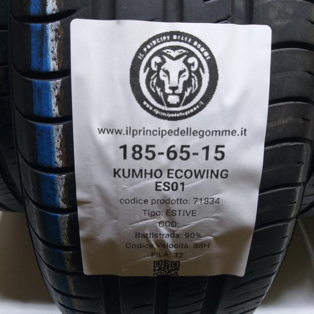 4 GOMME 185 65 15 KUMHO A71834 - Foto 2