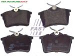 PASTIGLIE FRENO CITROEN BERLINGO 08 POSTERIORE SENZA SENSORE FT29515