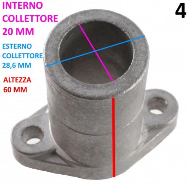 Collettore aspirazione FBM Minarelli per 22 e 24 - Foto 6