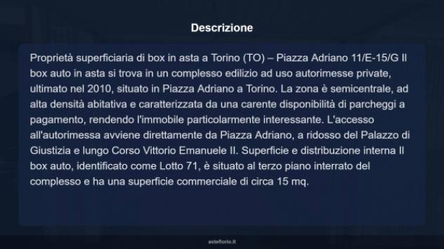 Immobile in asta di 15 m² in vendita a Torino - Foto 3