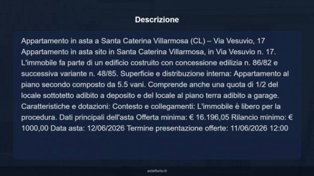 Immobile in asta di 110 m², box auto in vendita a Santa Caterina Villarmosa - Foto 7